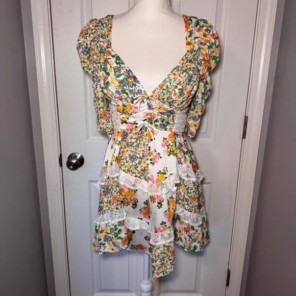 NWT For Love & Lemons Rosalyn Mini Dress - Marigold is available for  purchase on au PAY Market - Imported Goods Online Store Co.Ltd. | au PAY  Market - Online Shopping Site